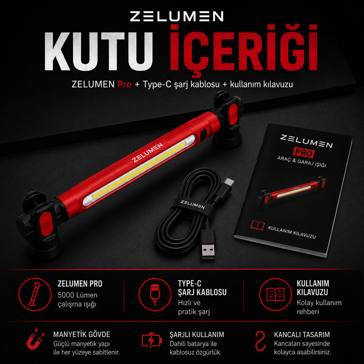 ZELUMEN PRO – Acil Durum ve Güvenlik Işığı